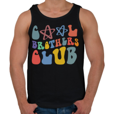 PRINTFASHION Fiútestvér klub - Férfi atléta - Fekete