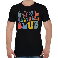PRINTFASHION Fiútestvér klub - Férfi póló - Fekete férfi póló