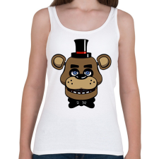 PRINTFASHION Five nights at Freddy's - fnaf - Női atléta - Fehér női trikó