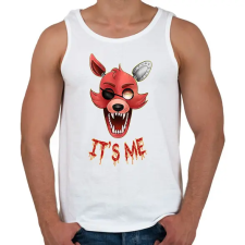 PRINTFASHION Five nights at Freddy's Foxy - Férfi atléta - Fehér atléta, trikó