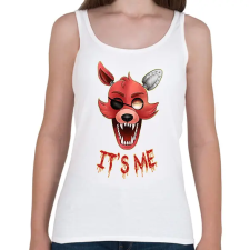 PRINTFASHION Five nights at Freddy's Foxy - Női atléta - Fehér női trikó