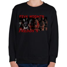 PRINTFASHION FIVE NIGHTS AT FREDDYS2 - Gyerek pulóver - Fekete