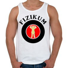 PRINTFASHION Fizikum - Férfi atléta - Fehér