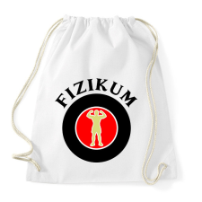 PRINTFASHION Fizikum - Sportzsák, Tornazsák - Fehér tornazsák