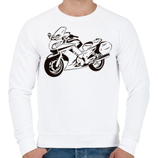 PRINTFASHION fjr - Férfi pulóver - Fehér