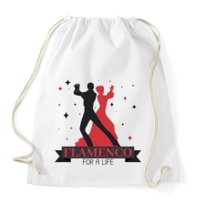 PRINTFASHION Flamenco for a life - Sportzsák, Tornazsák - Fehér tornazsák
