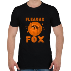 PRINTFASHION FLEABAG FOX2 - Férfi póló - Fekete