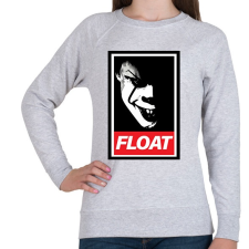 PRINTFASHION Float - Az - Női pulóver - Sport szürke női pulóver, kardigán