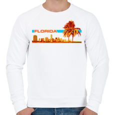 PRINTFASHION Florida - Férfi pulóver - Fehér