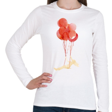 PRINTFASHION Fly away - Női hosszú ujjú póló - Fehér női póló