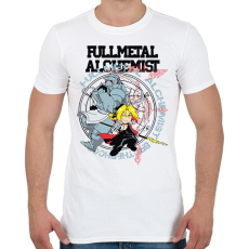 PRINTFASHION FMA Brotherhood - Férfi póló - Fehér