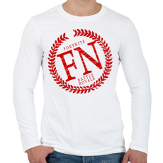 PRINTFASHION FN Battle Royale - Férfi hosszú ujjú póló - Fehér