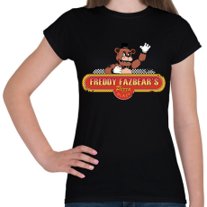 PRINTFASHION fnaf logó (kopott) - Női póló - Fekete