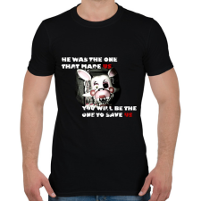 PRINTFASHION fnaf mangle dalszöveggel - Férfi póló - Fekete férfi póló
