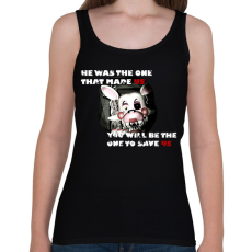 PRINTFASHION fnaf mangle dalszöveggel - Női atléta - Fekete