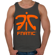 PRINTFASHION Fnatic logo - Férfi atléta - Sötétszürke