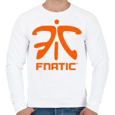 PRINTFASHION Fnatic logo - Férfi pulóver - Fehér