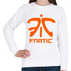 PRINTFASHION Fnatic logo - Női pulóver - Fehér
