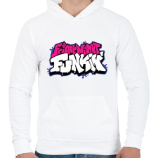 PRINTFASHION FNF - Férfi kapucnis pulóver - Fehér férfi pulóver, kardigán