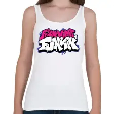 PRINTFASHION FNF - Női atléta - Fehér női trikó