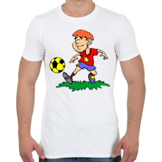 PRINTFASHION Foci - Férfi póló - Fehér