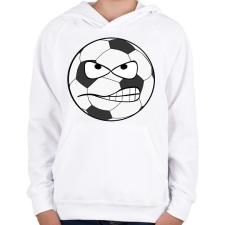 PRINTFASHION Foci - Gyerek kapucnis pulóver - Fehér gyerek pulóver, kardigán