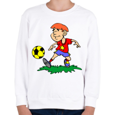 PRINTFASHION Foci - Gyerek pulóver - Fehér