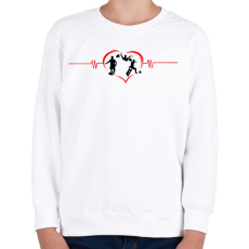 PRINTFASHION Foci - Gyerek pulóver - Fehér