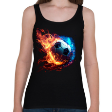 PRINTFASHION Foci - Női atléta - Fekete