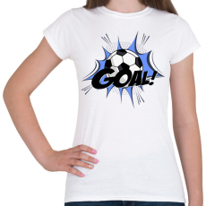 PRINTFASHION Foci - Női póló - Fehér