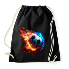 PRINTFASHION Foci - Sportzsák, Tornazsák - Fekete tornazsák