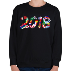 PRINTFASHION Foci VB 2018 - Gyerek pulóver - Fekete