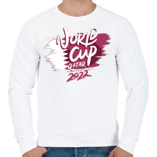 PRINTFASHION Foci VB Qatar 2022 - Férfi pulóver - Fehér férfi pulóver, kardigán
