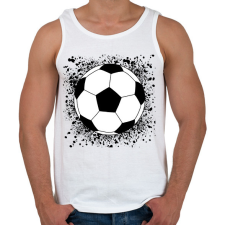 PRINTFASHION focilabda - Férfi atléta - Fehér atléta, trikó