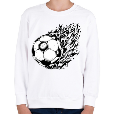 PRINTFASHION Focilabda  - Gyerek pulóver - Fehér
