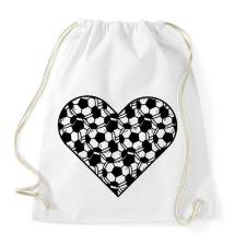 PRINTFASHION Focis szív - Sportzsák, Tornazsák - Fehér tornazsák