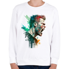 PRINTFASHION Focisa - Gyerek pulóver - Fehér gyerek pulóver, kardigán