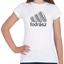 PRINTFASHION Fodrász - márka - Női póló - Fehér női póló