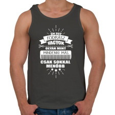 PRINTFASHION Fodrász vagyok - Férfi atléta - Sötétszürke atléta, trikó