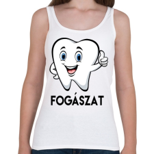 PRINTFASHION Fogászat - Női atléta - Fehér atléta, trikó