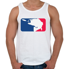 PRINTFASHION Fogd ki!  - Férfi atléta - Fehér