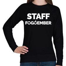 PRINTFASHION Fogóember Staff - Női pulóver - Fekete női pulóver, kardigán