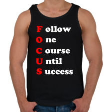 PRINTFASHION FÓKUSZ - Férfi atléta - Fekete atléta, trikó