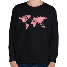 PRINTFASHION Föld - Gyerek pulóver - Fekete gyerek pulóver, kardigán