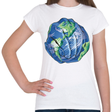PRINTFASHION Föld napja - Női póló - Fehér női póló