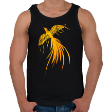 PRINTFASHION Főnix  - Férfi atléta - Fekete