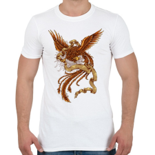 PRINTFASHION Főnix - Férfi póló - Fehér férfi póló