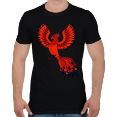 PRINTFASHION Főnix  - Férfi póló - Fekete