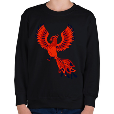 PRINTFASHION Főnix  - Gyerek pulóver - Fekete
