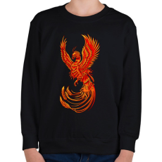 PRINTFASHION Főnix  - Gyerek pulóver - Fekete